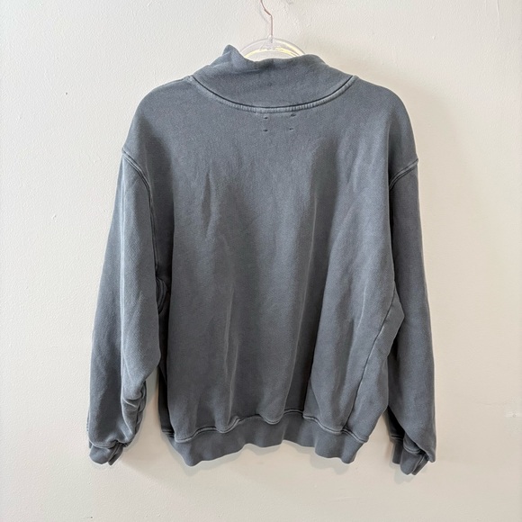 Joah Brown mock neck oversized terry sweatshirt - Picture 7 of 8